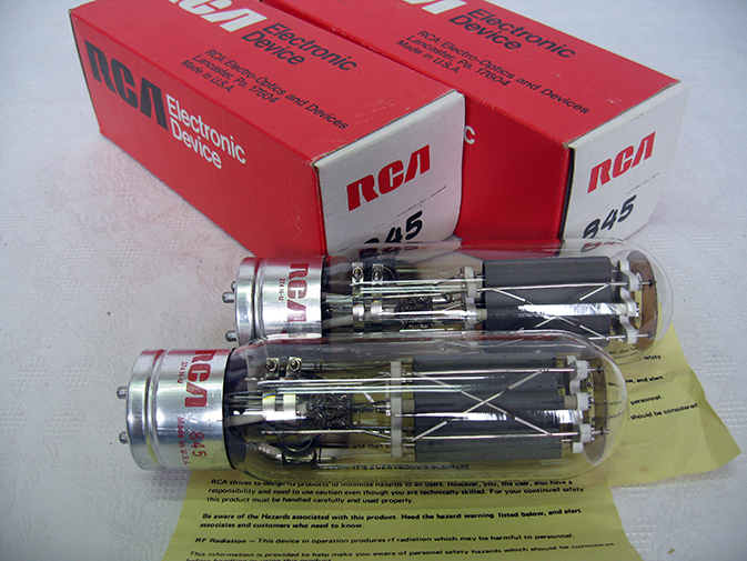 Yahoo!オークション - RCA 845 ペアチューブ 予備球保管品 Yahoo!オークション - RCA 845 ペアチューブ 予備球保管品