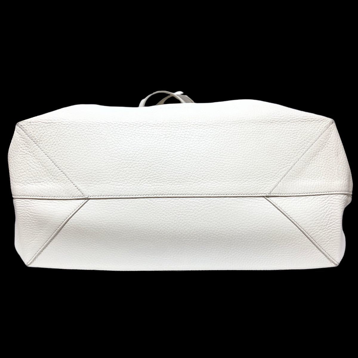 ジルサンダー JIL SANDER クリーム レザー 2wayバッグ アイボリー