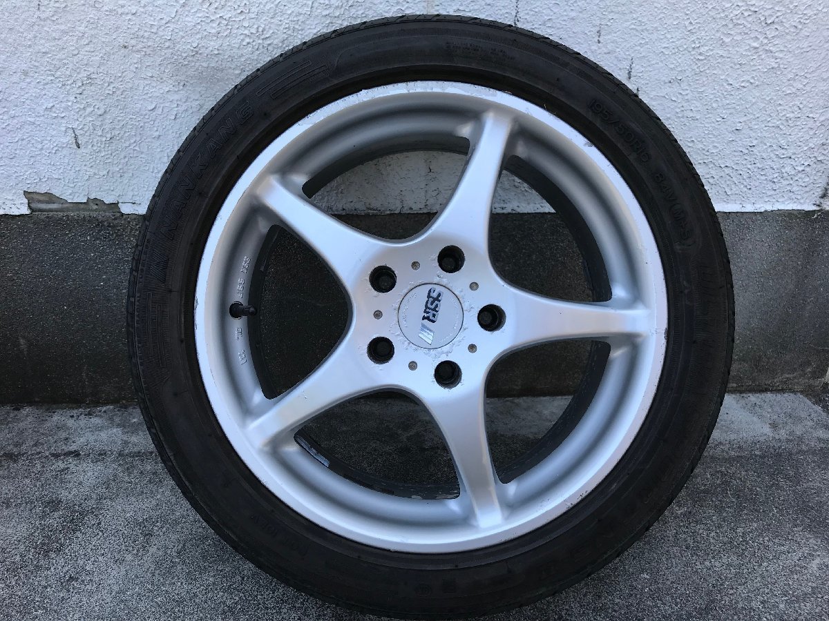 SSR インテグラルA2 16インチ 7J 5穴 PCD114.3 +38 ホイール4本 タイヤ付 トヨタ MR2 SW20等用