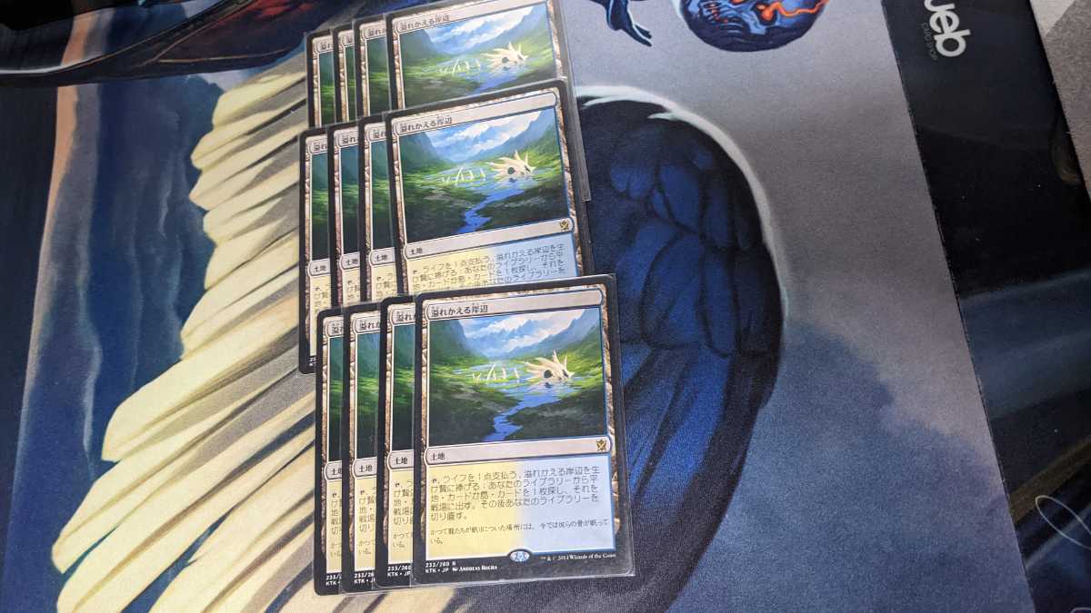 MTG 日本語 溢れかえる岸部 4枚セット タルキールフェッチ | web