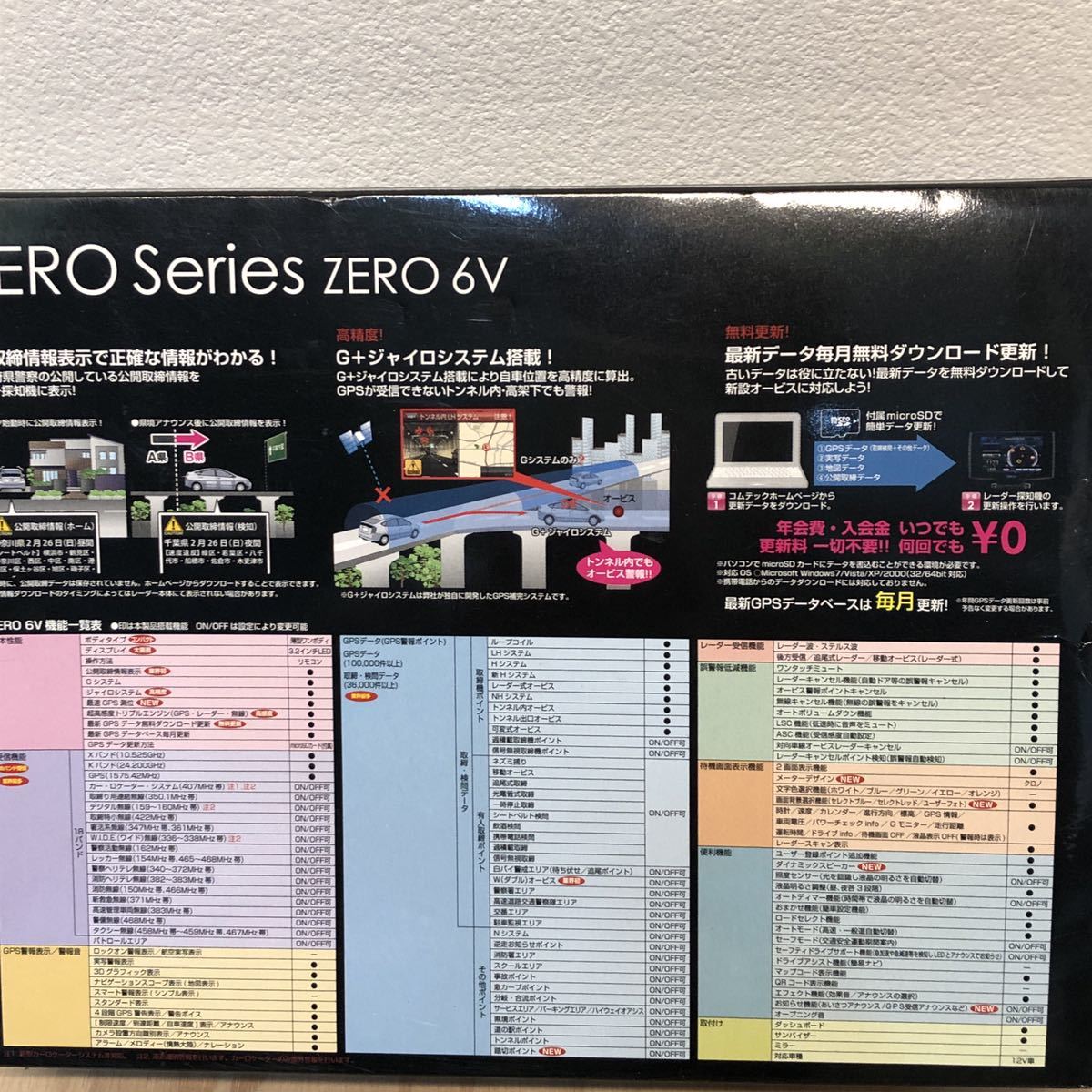 ヤフオク! - コムテック COMTEC ZERO 6V GPSレーダー探知機