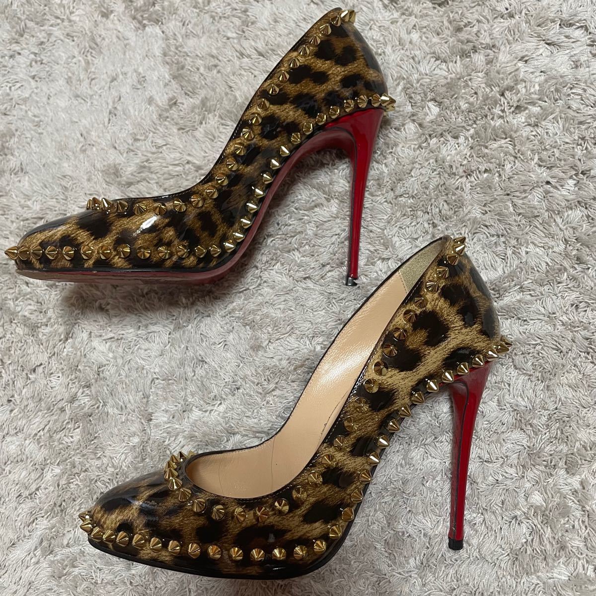 お得最新品】 Christian Louboutin - ルブタン レオパード パンプス 豹