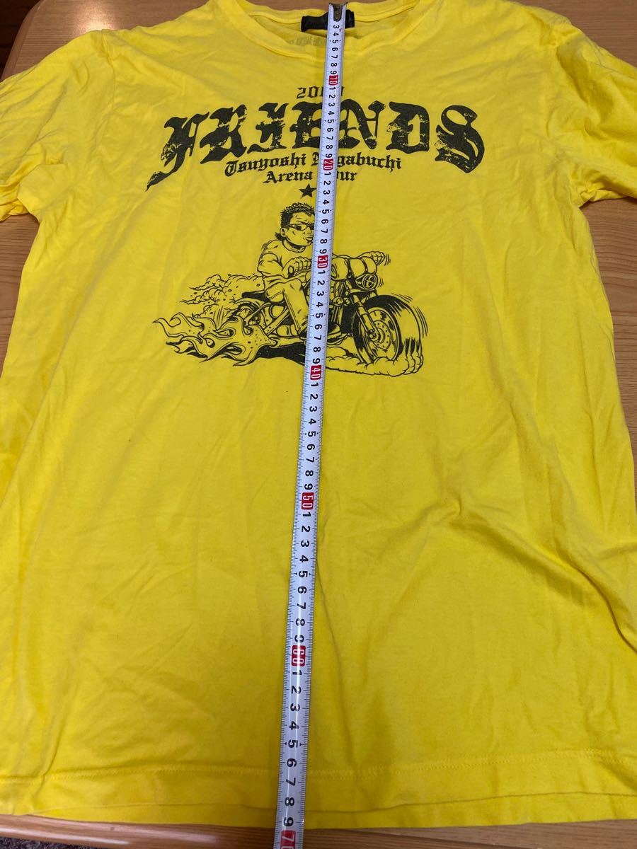 長渕剛FRIENDSツアーTシャツ【イエロー】非売品ポストカード付き 長渕剛FRIENDSツアーTシャツ【イエロー】非売品ポストカード付き