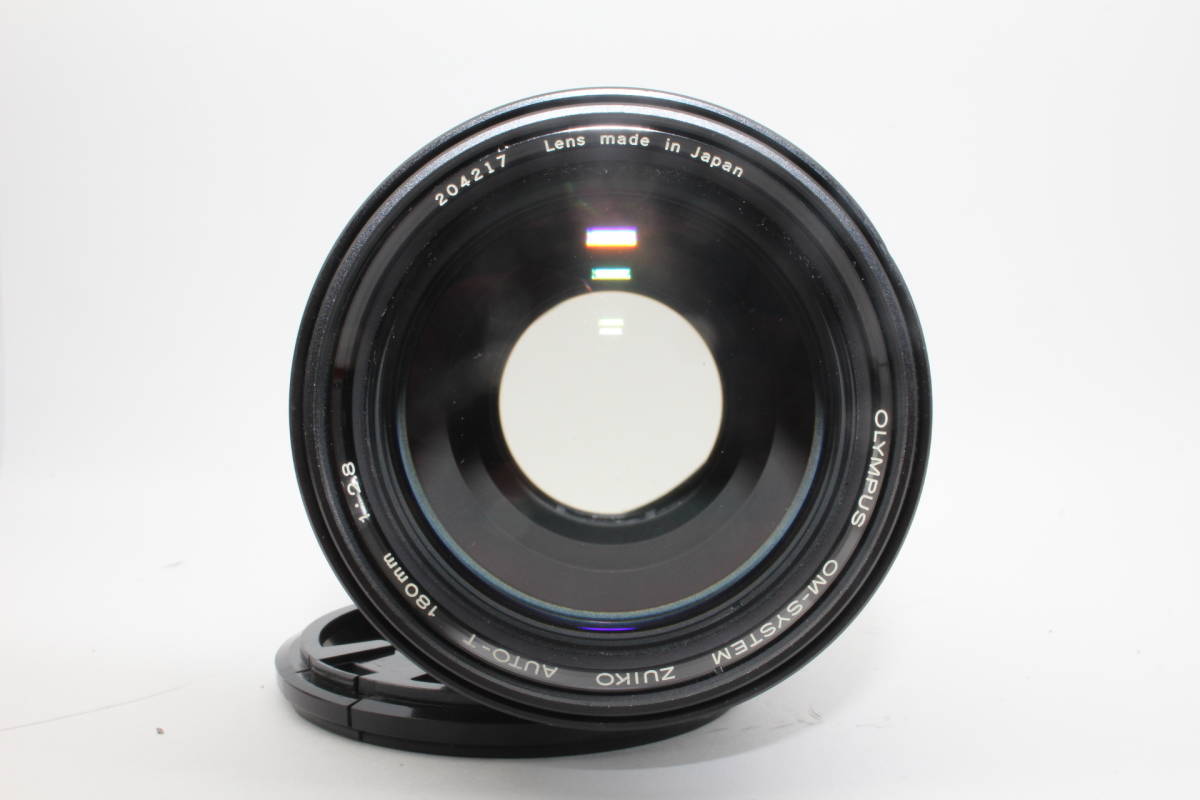 美品☆オリンパス　レンズ（O4217） Olympus OM-System Zuiko Auto-T 180mm F2.8 MF レンズ　ケース付_画像2