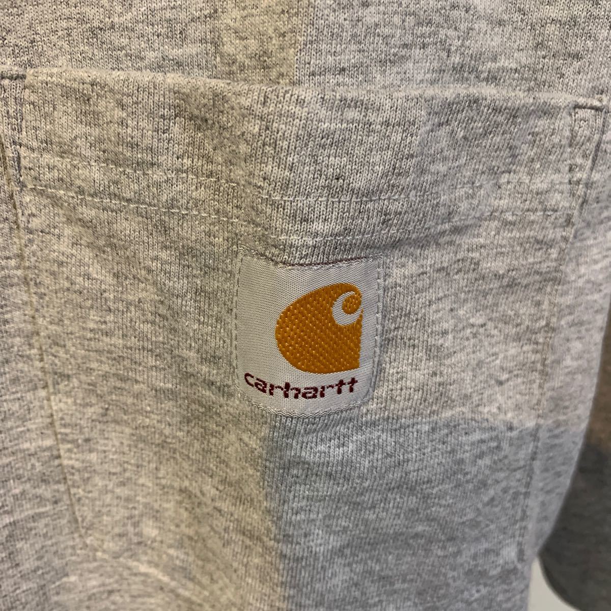 Carthartt 半袖Tシャツ　グレー　ビックシルエット　ポケットTシャツ Pocket Tee Gray