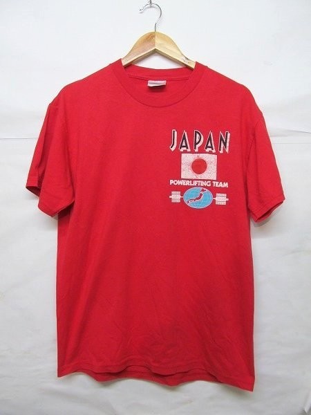  Япония представитель энергия lifting команда футболка 97 год красный M b14860