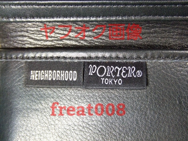 ★ NEIGHBORHOOD × PORTER ネイバーフッド × ポーター レザー ウォレット ★ 財布 クロコダイル Sサイズ 白 吉田カバン ヘッドポーター_画像7