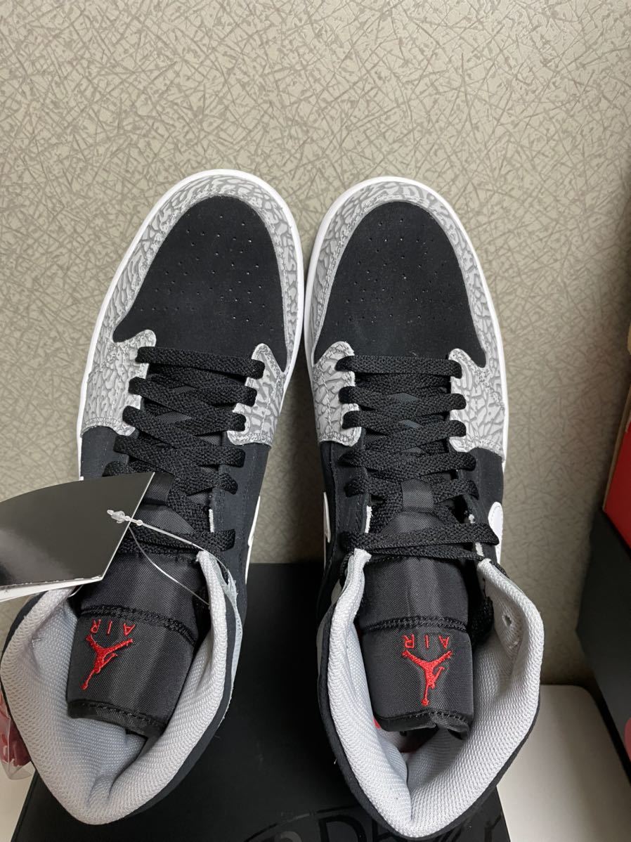 未使用】NIKE AIR JORDAN 1 MID SE ELEPHANT TOE US10.5 ナイキ エア