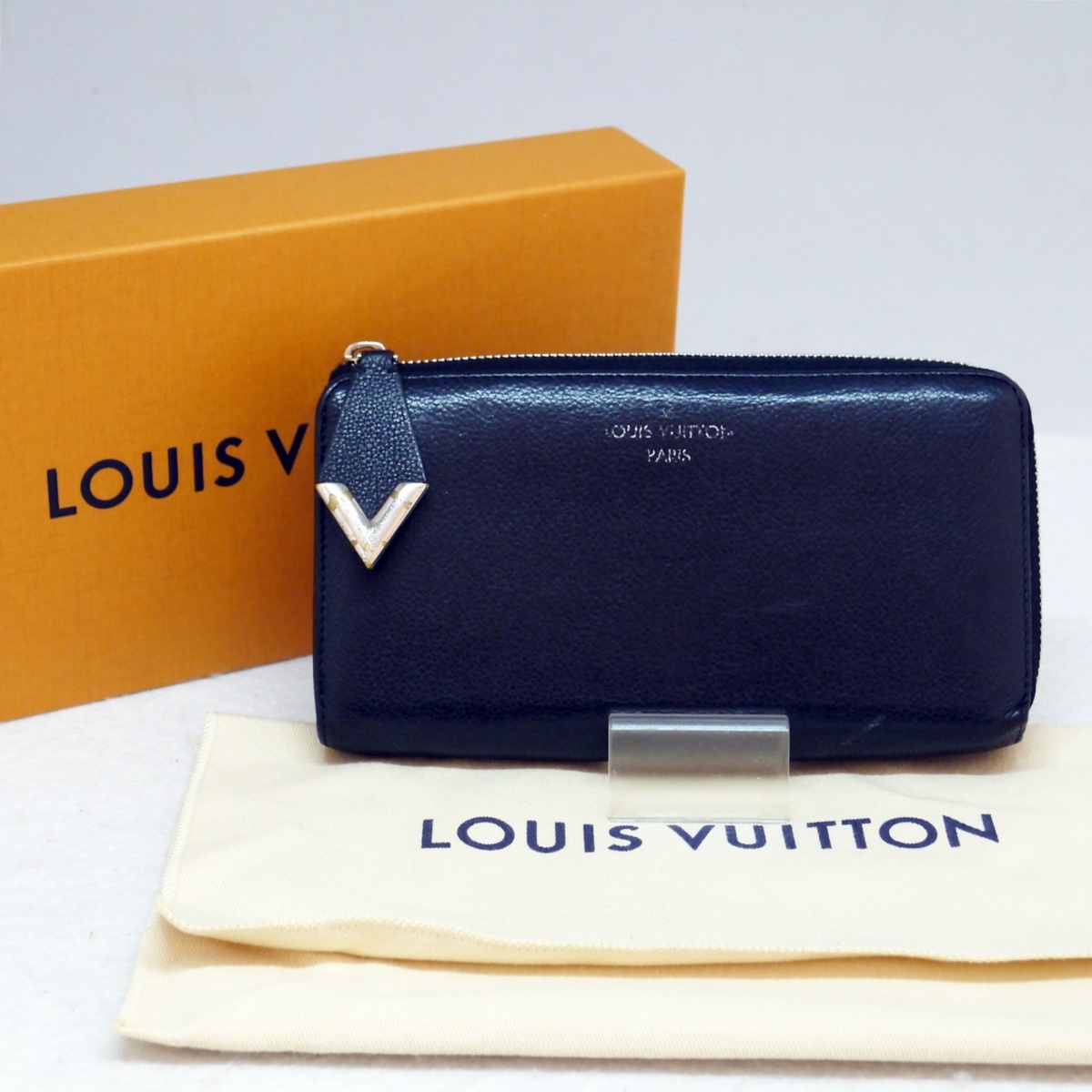 USED品 Louis Vuitton ルイヴィトン M60146 ポルトフォイユ・コメット パルナセア ブラック MI4106 L字ファスナー 長財布  保存袋/箱付き - brandsynariourdu.com
