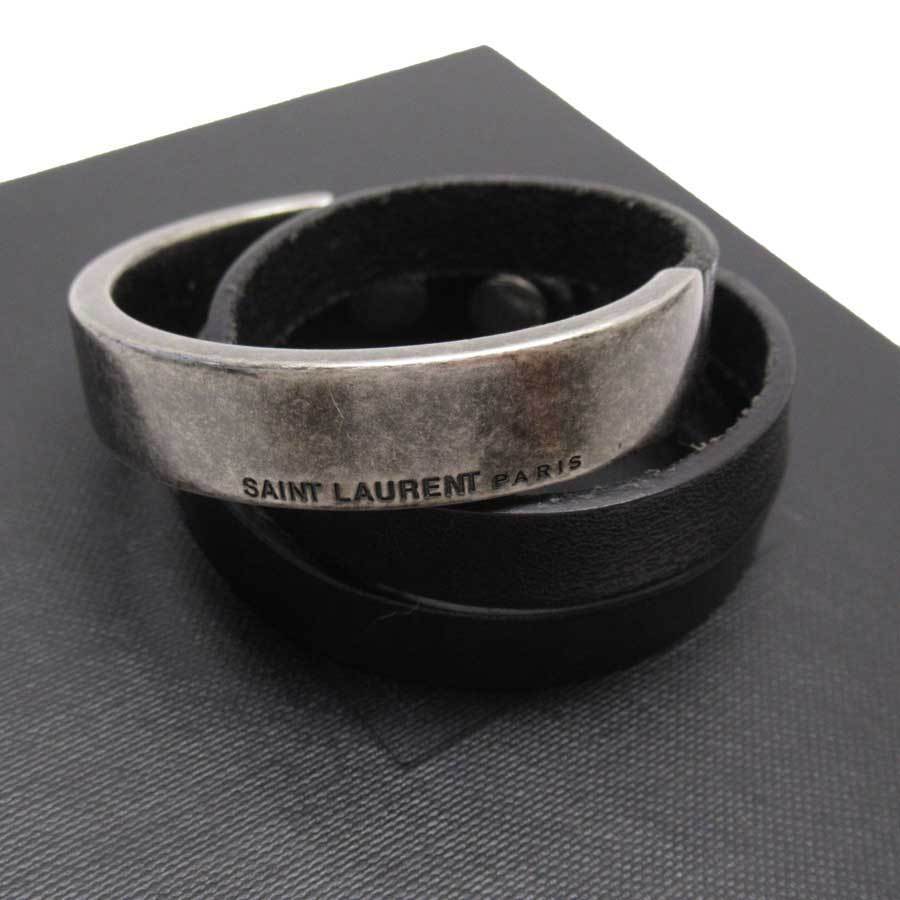 誕生日プレゼント LAURENT SAINT サンローラン t17516a ブラック