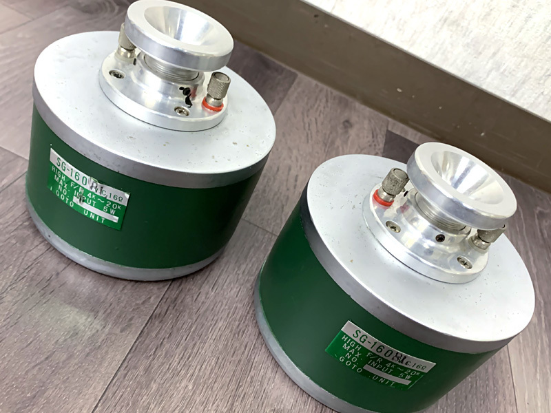 Yahoo!オークション - GOTO UNIT SG-160BL 16Ω 高音用 Yahoo!オークション - GOTO UNIT SG-160BL 16Ω 高音用