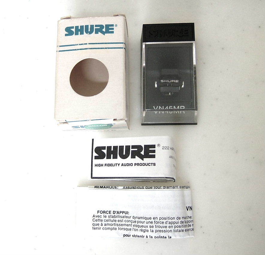 新品 元箱入 保証 付属品完備 SHURE シュアー VN45MR 純正針 V15