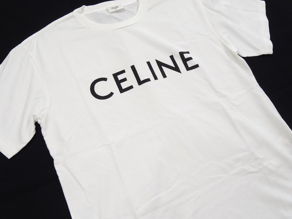 2022年5月購入【未使用タグ付】セリーヌ CELINE クルーネック ロゴ T