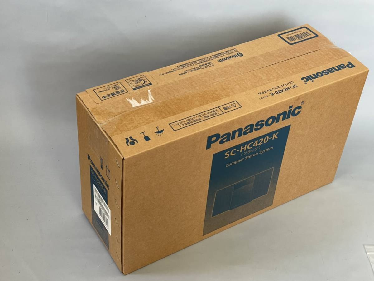 Panasonic ミニコンポオーディオ SC-HC420-K CD ラジオ Bluetooth