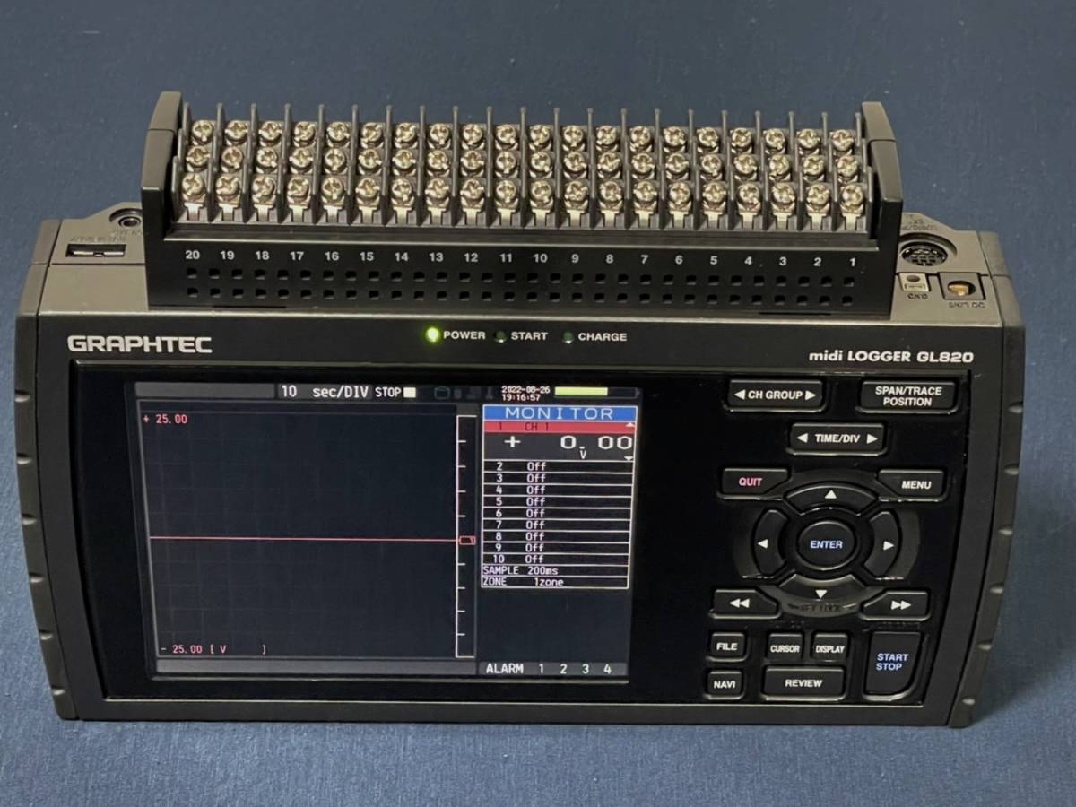 Yahoo!オークション - GRAPHTEC グラフテック MIDI データロガー Yahoo!オークション - GRAPHTEC グラフテック MIDI データロガー