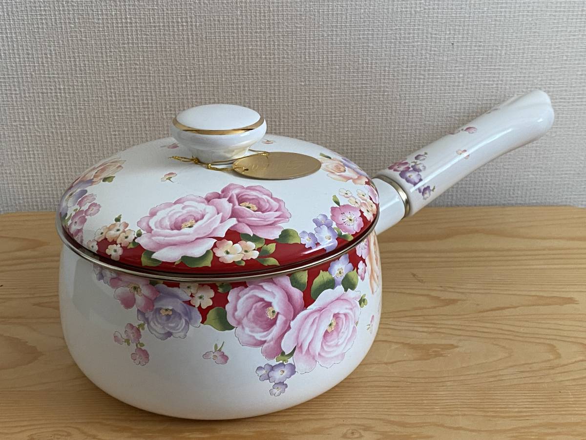 IH対応!☆新品【EJIRY/エジリー】ホーロー製 片手鍋☆ product