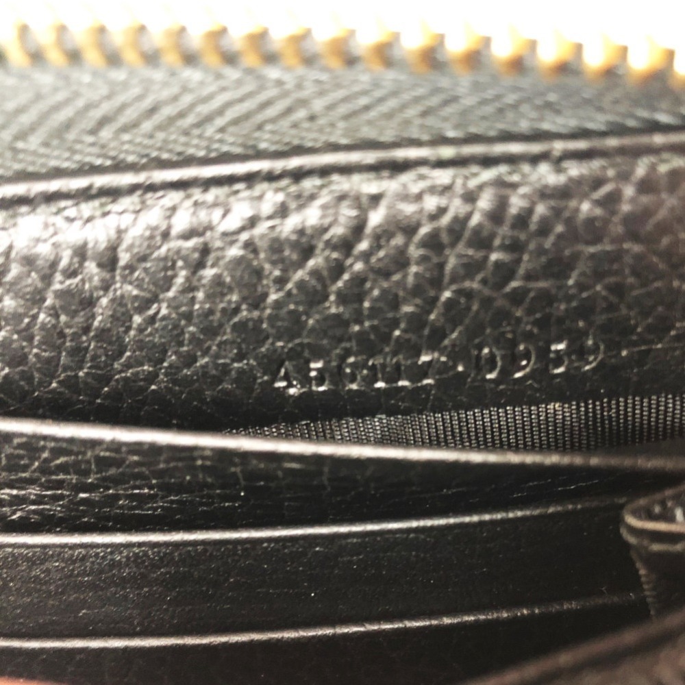 〇〇 GUCCI グッチ 長財布 プチマーモント 456117 ブラック やや傷や
