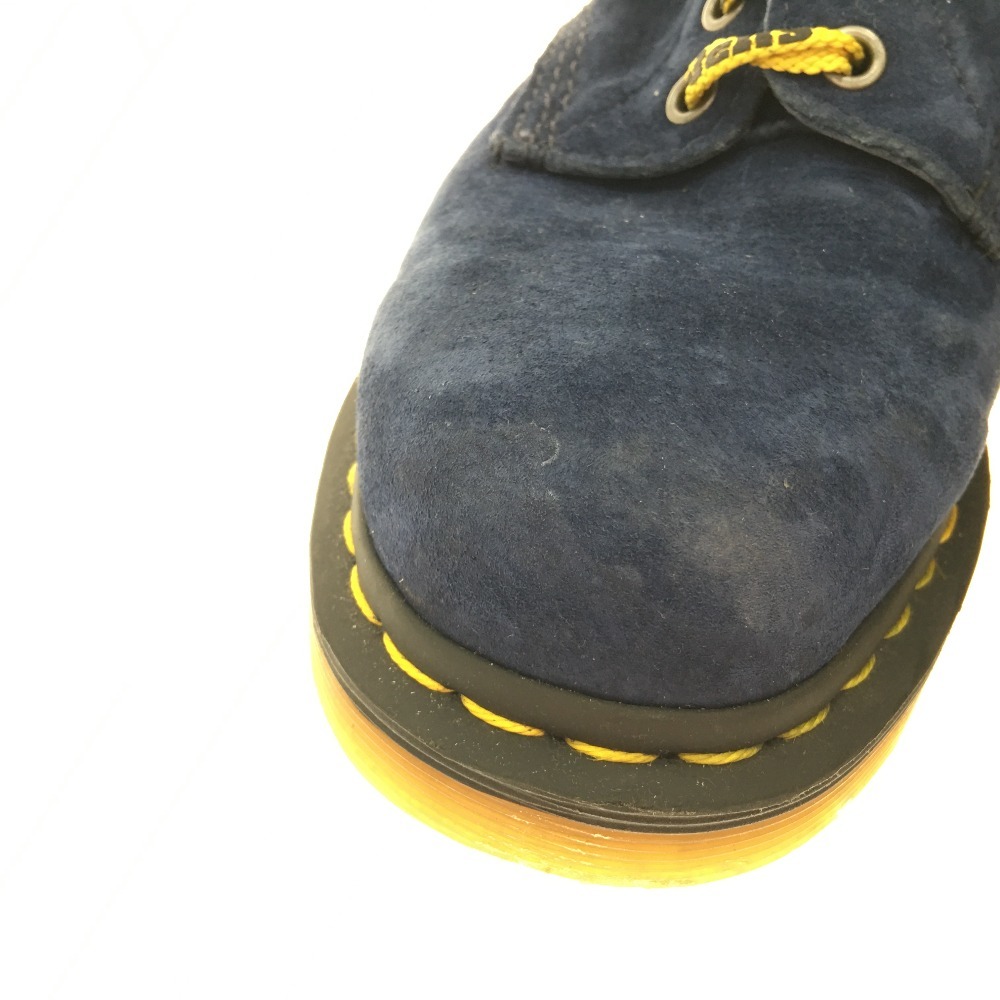 ▼▼ Dr.Martens ドクターマーチン メンズブーツ スエード 8ホール UK7 GV05S ブルー やや傷や汚れあり 7
