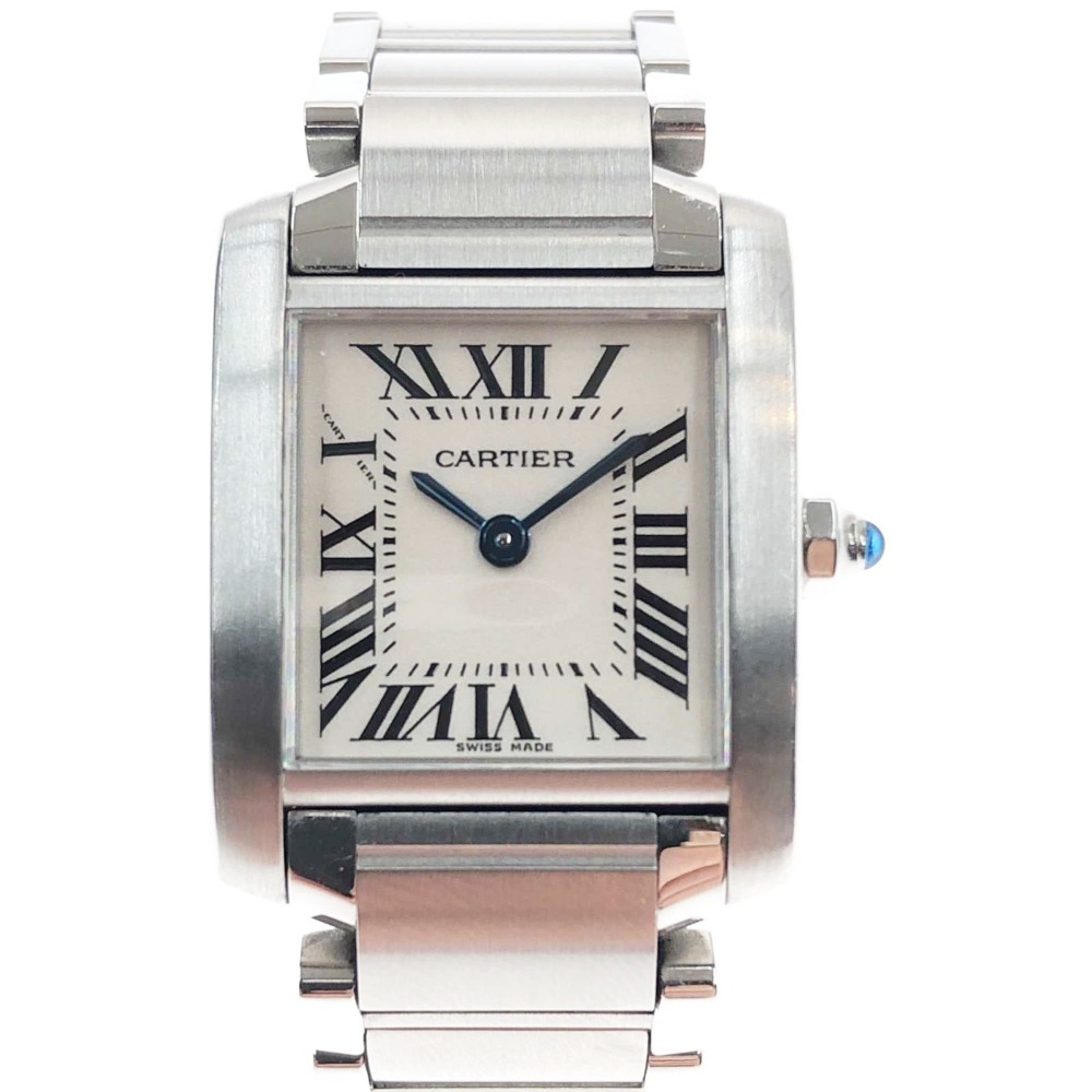 〇〇 Cartier カルティエ 腕時計 タンクフランセーズ レディース 2384 シルバー やや傷や汚れあり 新色追加して再販