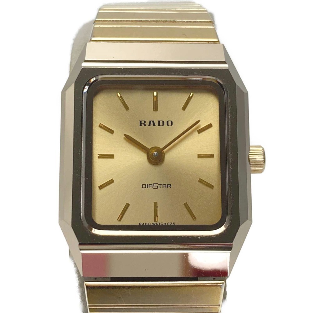 あなたにおすすめの商品 RADO DIASTAR メンズ腕時計 クォーツ ゴールド