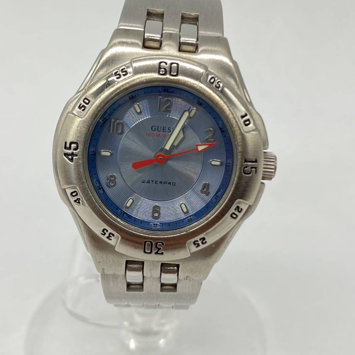 GUESS ゲス 腕時計 waterpro P179GL クォーツ ライトブルー GUESS ゲス 腕時計 waterpro P179GL クォーツ ライトブルー