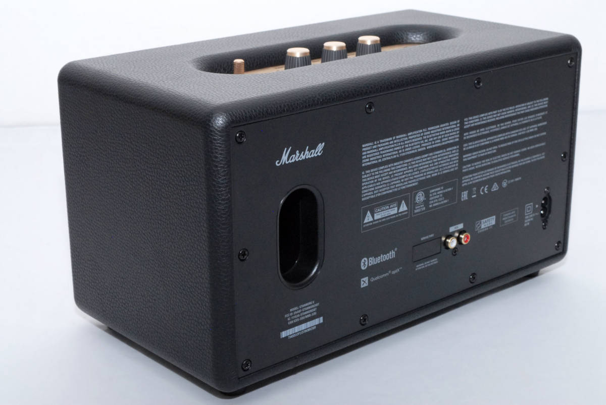 【新品】Marshall Stanmore Ⅱ bluetoothスピーカー/ブラック/マーシャル/スタンモア２/音響機器/黒/電化製品/送料無料/動作良好02_画像6