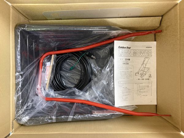 16【R561】◇未使用品◇ 電動 芝刈り機 キンボシ ティアラモアー GTM