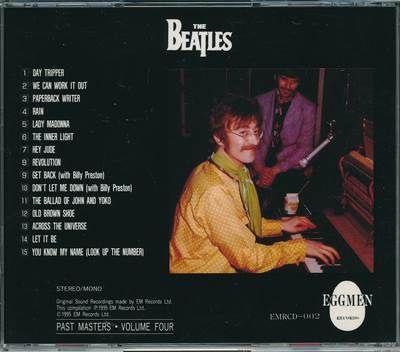 C-CD　THE BEATLES／PAST MASTERS ・ VOLUME FOUR (1995年盤)_画像2