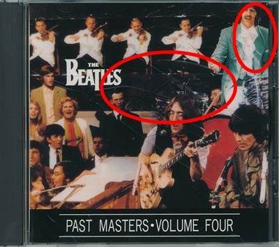 C-CD　THE BEATLES／PAST MASTERS ・ VOLUME FOUR (1995年盤)_割れとキズ箇所