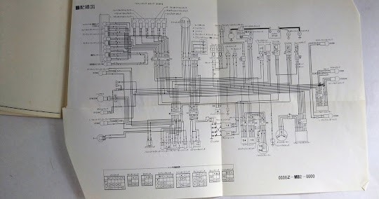 F750F　ホンダ・取扱説明書　全64頁＋配線図1枚折込_画像2