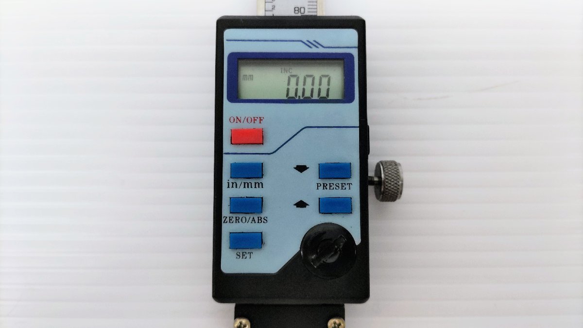 液晶表示付き 移動距離測定表示器 デジタルスケール 0-400mm OPERATION INSTRUCTIONS ELECTRONIC DIGITAL SCALE UNIT T85_画像5