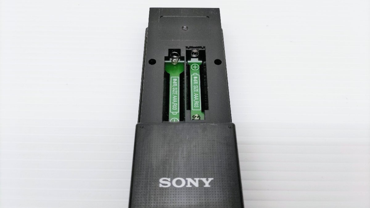 クリーニング済 動作確認済 SONY ソニー TV テレビ リモコン RM-JD018 T133_画像6