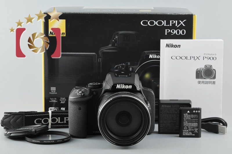 Nikon ニコン COOLPIX P900 ブラック コンパクトデジタルカメラ 元箱