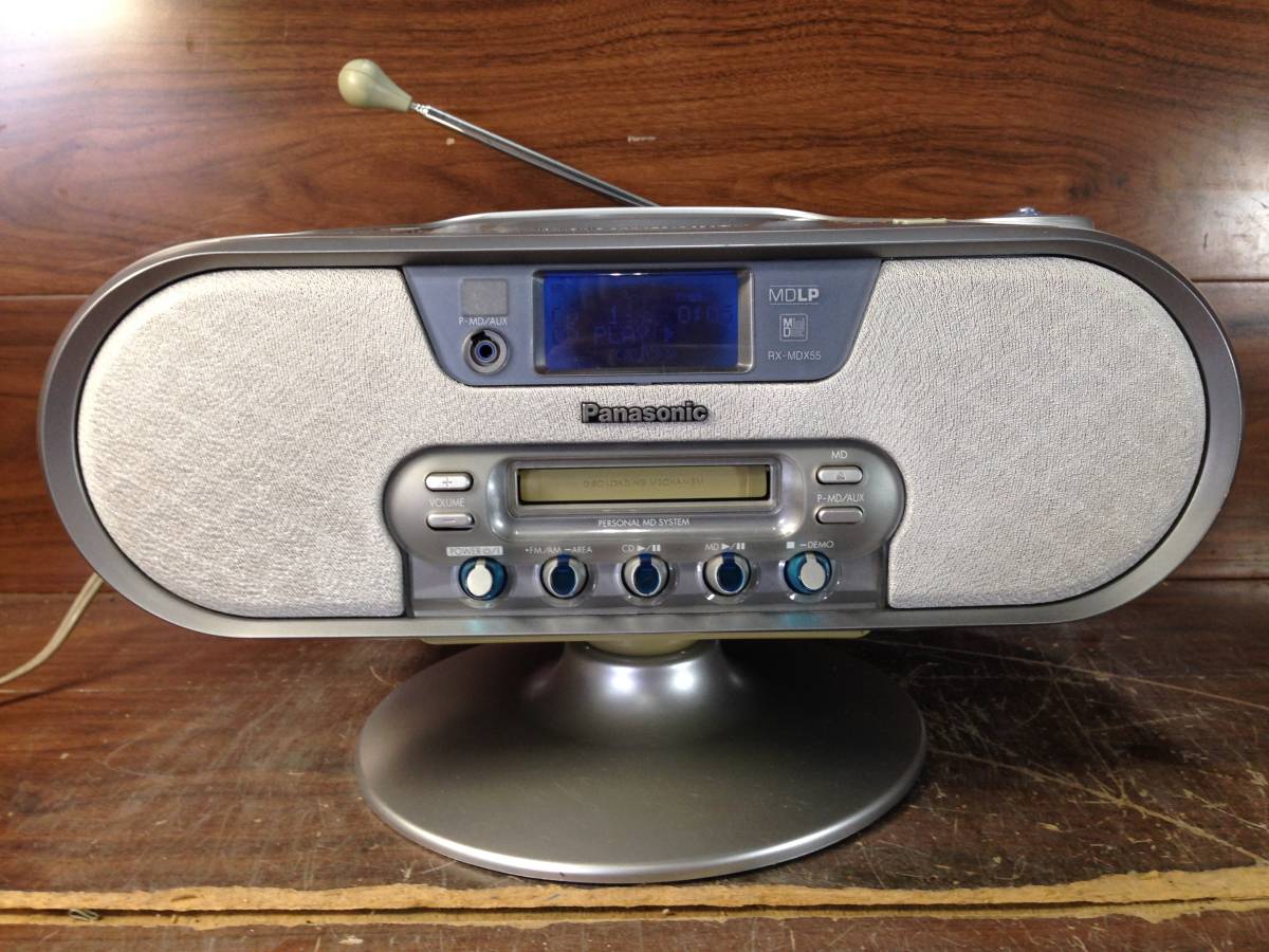ヤフオク! - ラ864 Panasonic CD/MD ラジオ RX-M...