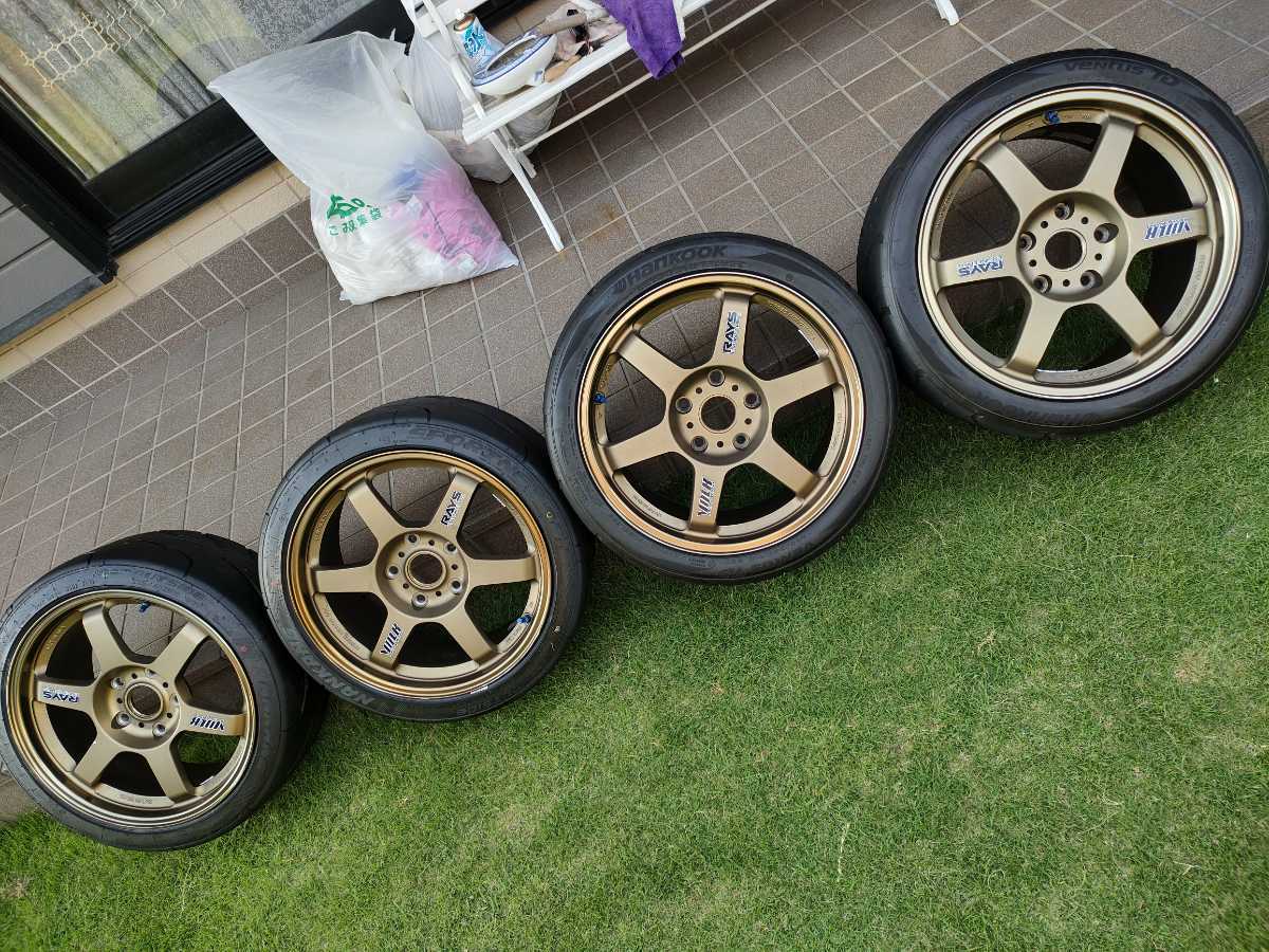 ★ポルシェ用 RAYS ボルクレーシング TE37 ブロンズ 18インチ ８.５J 10J 911930964993996997ボクスターケイマンナロー