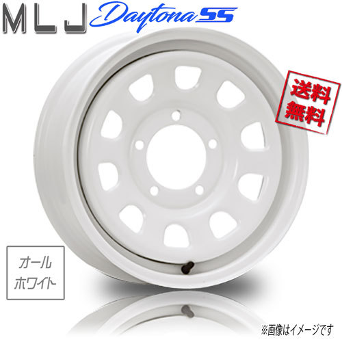 ホイール新品 1本のみ MLJ デイトナ SS オールホワイト DAYTONA 16インチ 5H139.7 5.5J+20 業販4本購入で送料無料