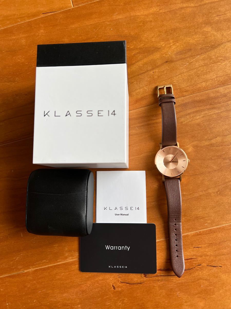 KLASSE14腕時計 箱付き 送料込み - 腕時計(アナログ)