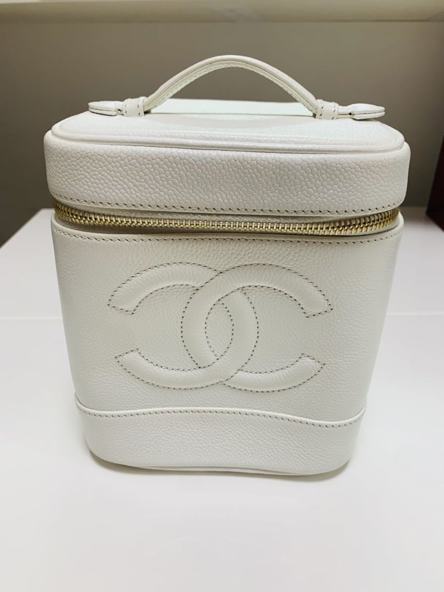 ☆レア 本物 M3898 美品 CHANEL シャネル ココマーク キャビアスキン