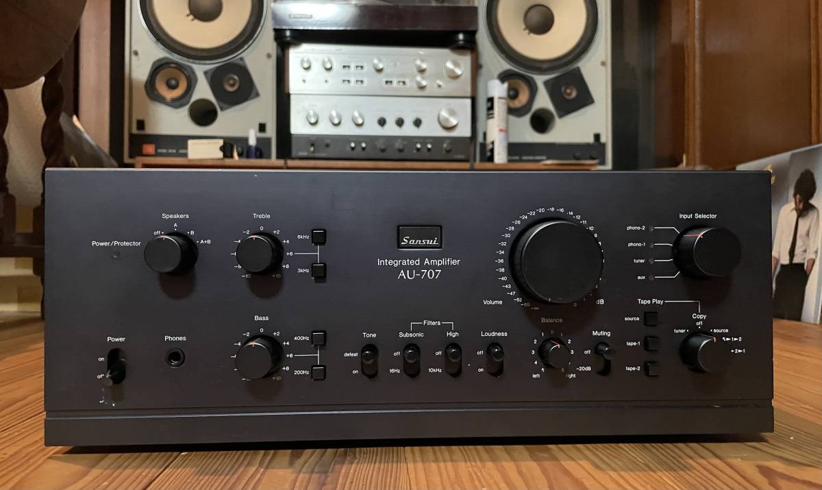 SANSUI AU-707 DCプリメインアンプ(85w+85w)サンスイ | beia.com.do