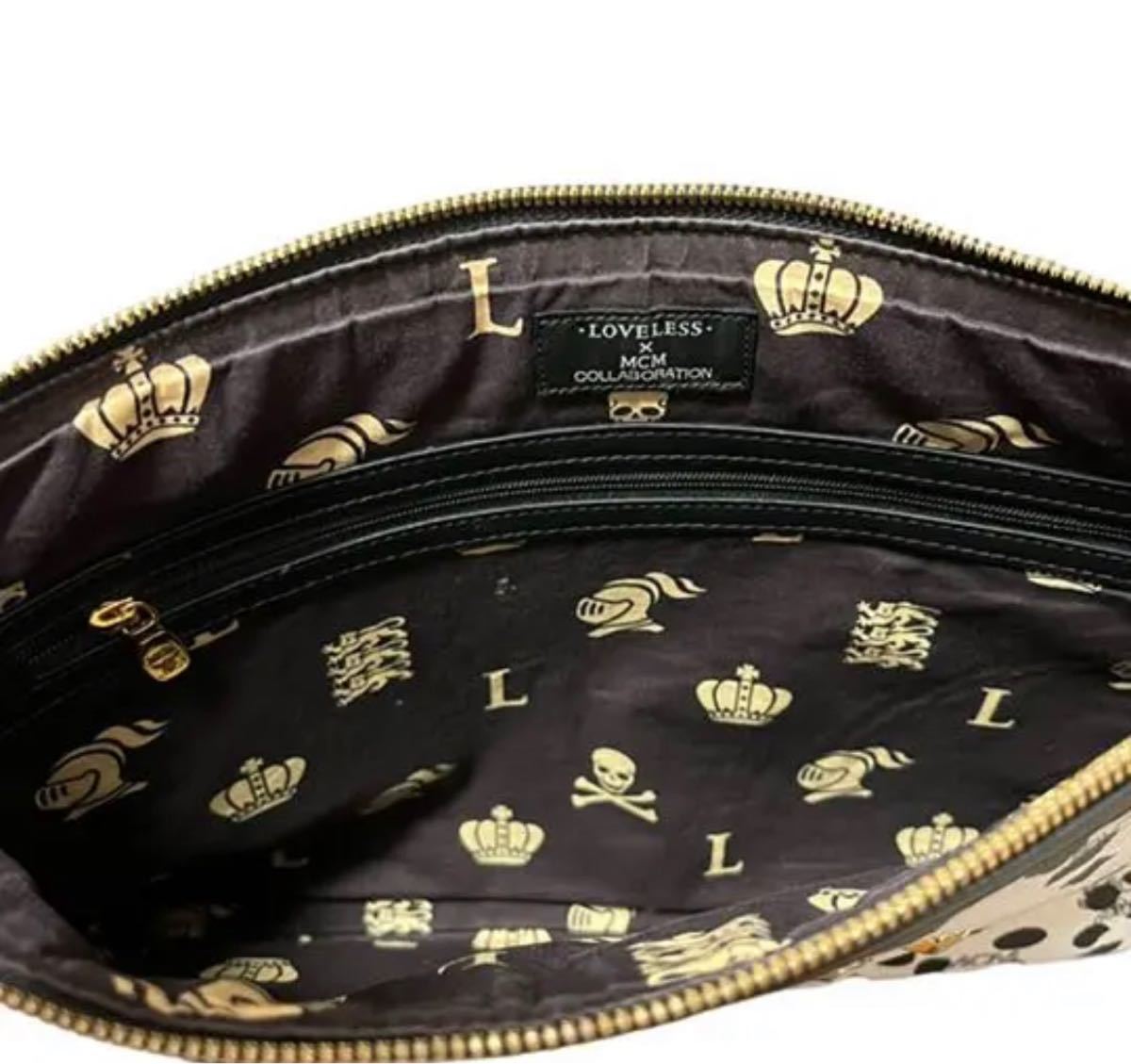 MCM × loveless エムシーエム ラブレス コラボ クラッチバッグ www