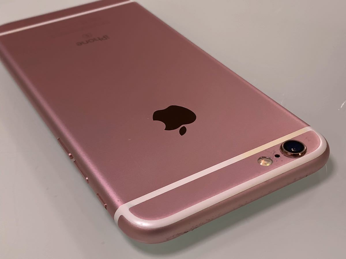 iPhone 6s 64gb SIMフリー docomo ローズゴールド Apple 新品バッテリー交換済み 格安SIM