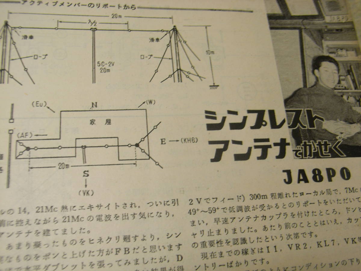 CQ ham radio　1961年9月号　10W/DXアンテナ特集　4石トランシーバーを作る　SSBトランシーバーの製作　QRPトランシーバ　無線工学受験講座_画像4