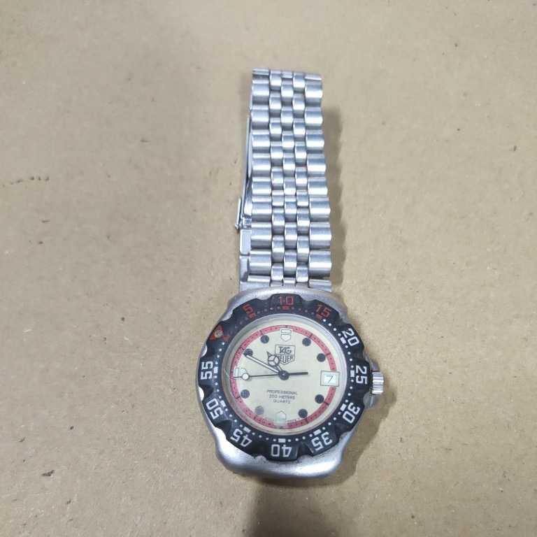 (M)TAG HEUER Professional 200m クォーツ 中古稼働品_画像1