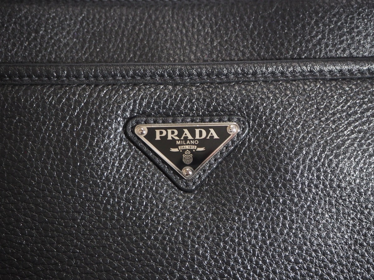 美品 正規 PRADA プラダ 2VH019 BANDOLIERA VITELLO CITY ショルダー