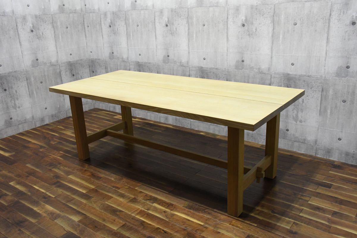 BHC3 ACTUS アクタス スローハウス JARVI ジャルビ ダイニングテーブル W200cm 25万 オーク 無垢材 食卓テーブル 北欧スタイル 食卓机_画像1