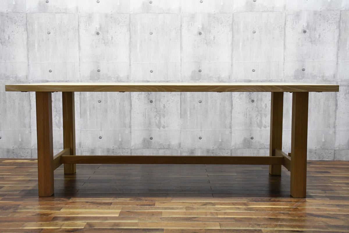 BHC3 ACTUS アクタス スローハウス JARVI ジャルビ ダイニングテーブル W200cm 25万 オーク 無垢材 食卓テーブル 北欧スタイル 食卓机_画像2