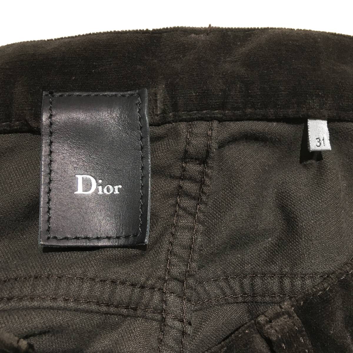 Dior Homme 05AW ディオールオム エディ期 ベロアブーツカットパンツ