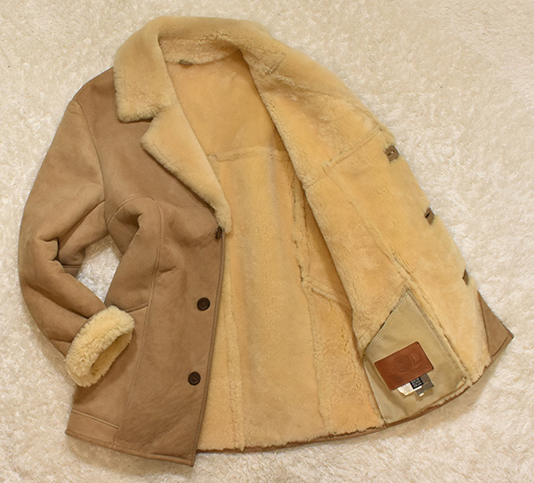 定価30万!!NZ製 CANTERBURY LEATHER カンタベリー BOWRON 羊革 ダブル