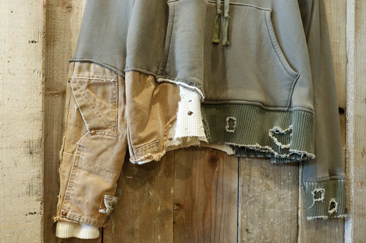 55%以上節約 Greg Lauren グレッグ ローレン フラッグメント フーディ