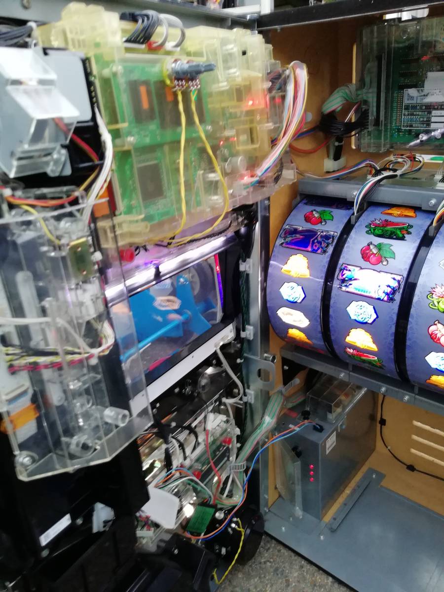 パチスロ 実機 エンターライズ バイオハザード6 コイン不要機 オート